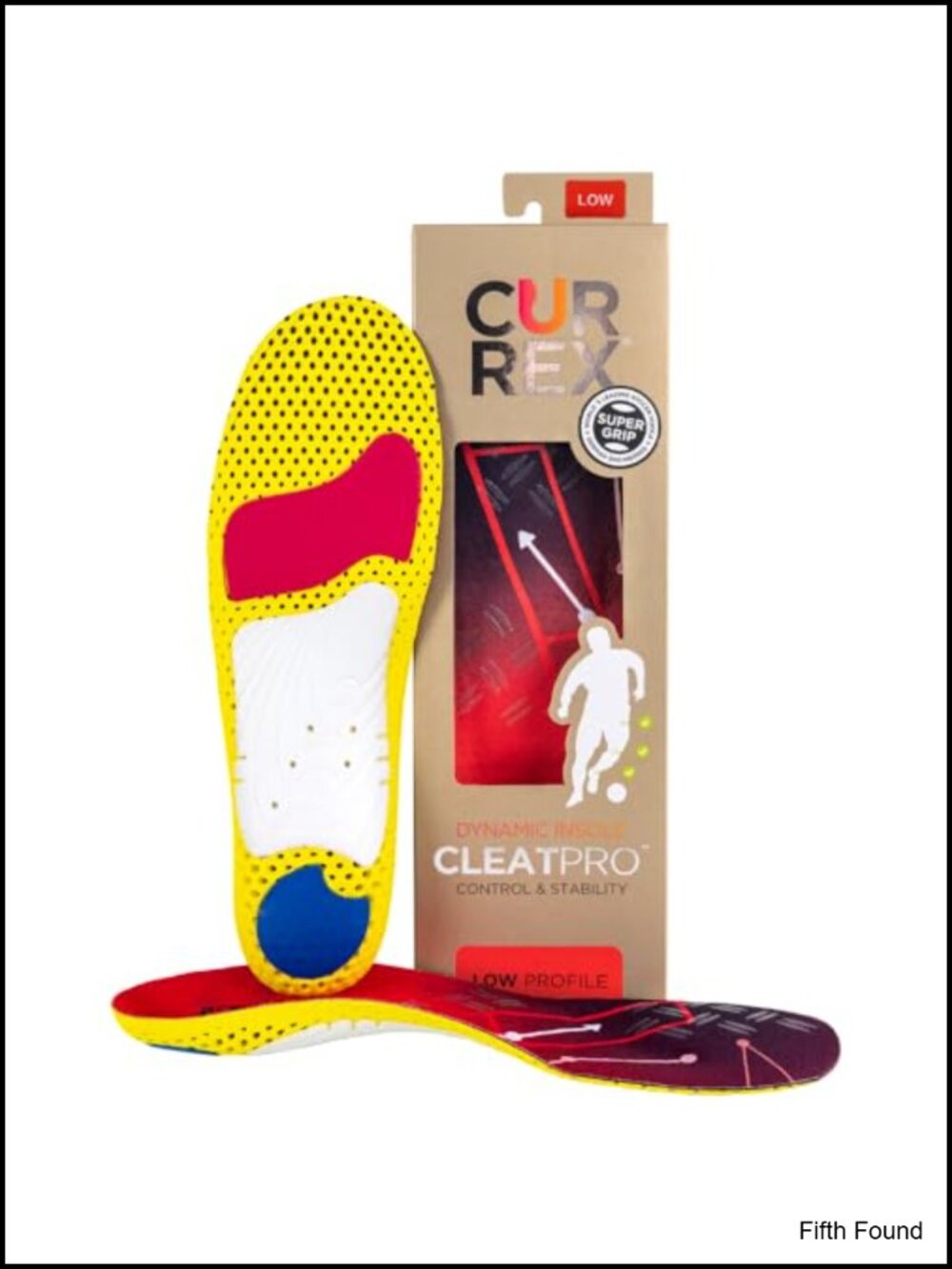 CURREX CLEATPRO Arch Support Insoles Low Arch Shock Absorbing Sports